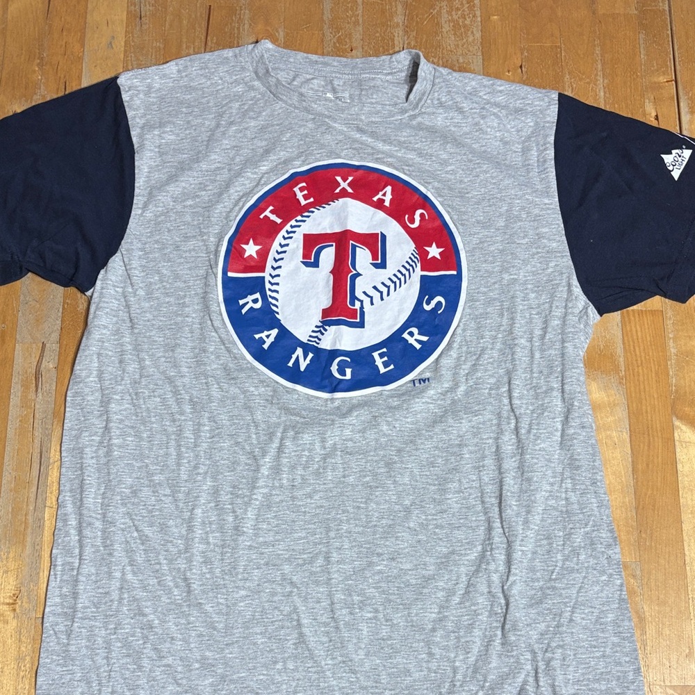 Texas Rangers Gray and Blue T-Shirt